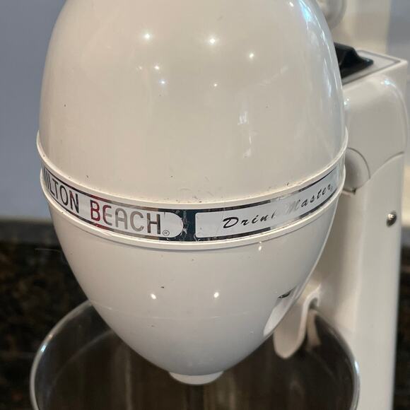 Hamilton Beach Drink Master Milkshake Vintage Malt Mixer 727w Tested Works White - Picture 2 of 10